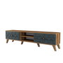 Hanah Home Soporte de TV Nogal y Calcedonia